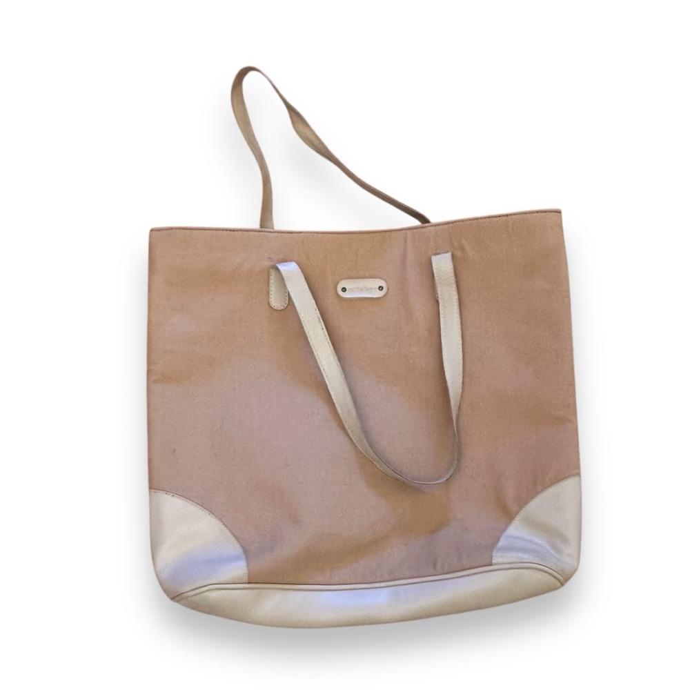 October Jaipur tan canvas tote